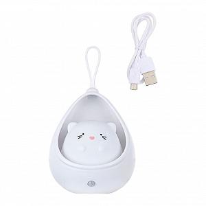 Светильник SOLUSTRE Motion Sensor USB Charging Cabinet Night Light Cartoon LED для девочек детей Белый - Фото 1
