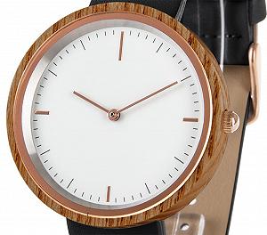 Годинник жіночий Zeit-Bar Slim Line Дерев'яний корпус Ремінець synthetic.ua - Фото 1