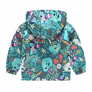 Легкая куртка с капюшоном для мальчиков Mjjsk, ветровка, водонепроницаемый, мультяшный synthetic.ua - Фото 1