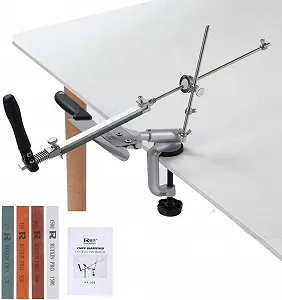 Система для заточування ножів RX-008 360° алюмінієвий сплав з 4 каменями - Фото 1