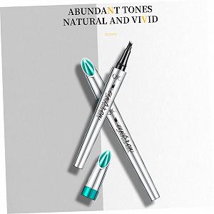 Карандаш SKISUNO Supply Pen с жидкой подводкой для бровей с четырьмя зубцами Водостойкая щеточка synthetic.ua - Фото 1