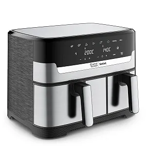 Мультипечь Jamie Oliver by Tefal Dual Drawer EY90JDE1 8.3 л 2 камеры функция гриля 8 программ черная - Фото 1