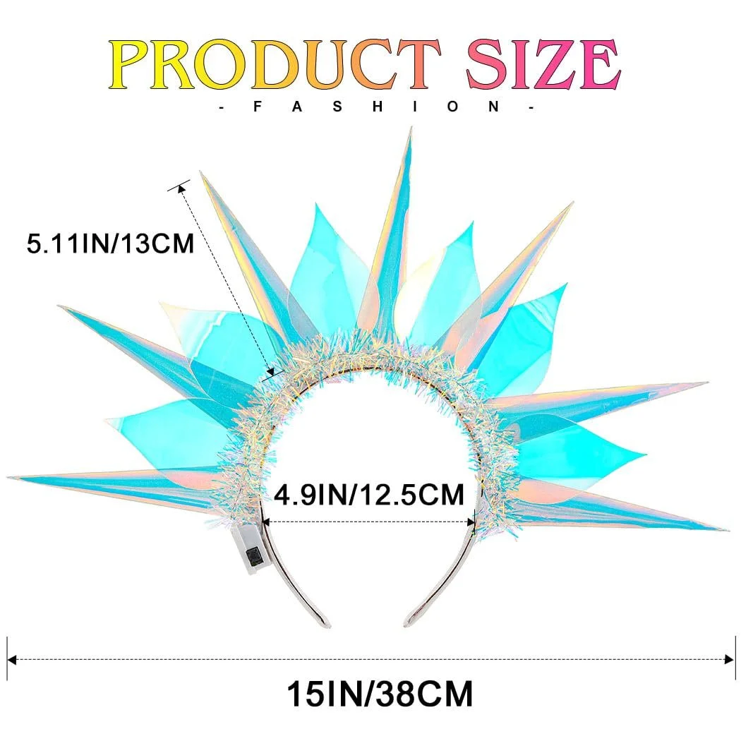 LED Обруч для волос Светящаяся Богиня, фото №6