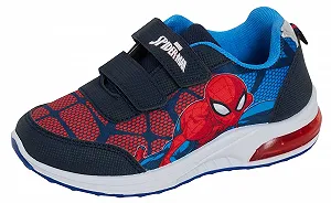 Кроссовки Marvel Человек-паук Luminous для мальчиков, детские, с мигающими огнями, спортивные, для катания на скейте synthetic.ua - Фото 1