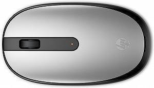 Мышь Bluetooth HP 240 Беспроводная, оптический сенсор 1600 DPI, серебристая - Фото 1