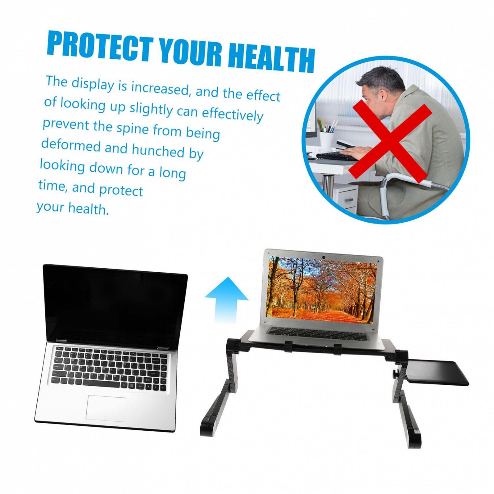 Складана Підставка для Ноутбука з Відведенням Тепла Регульована по Висоті Портативна, фото №5