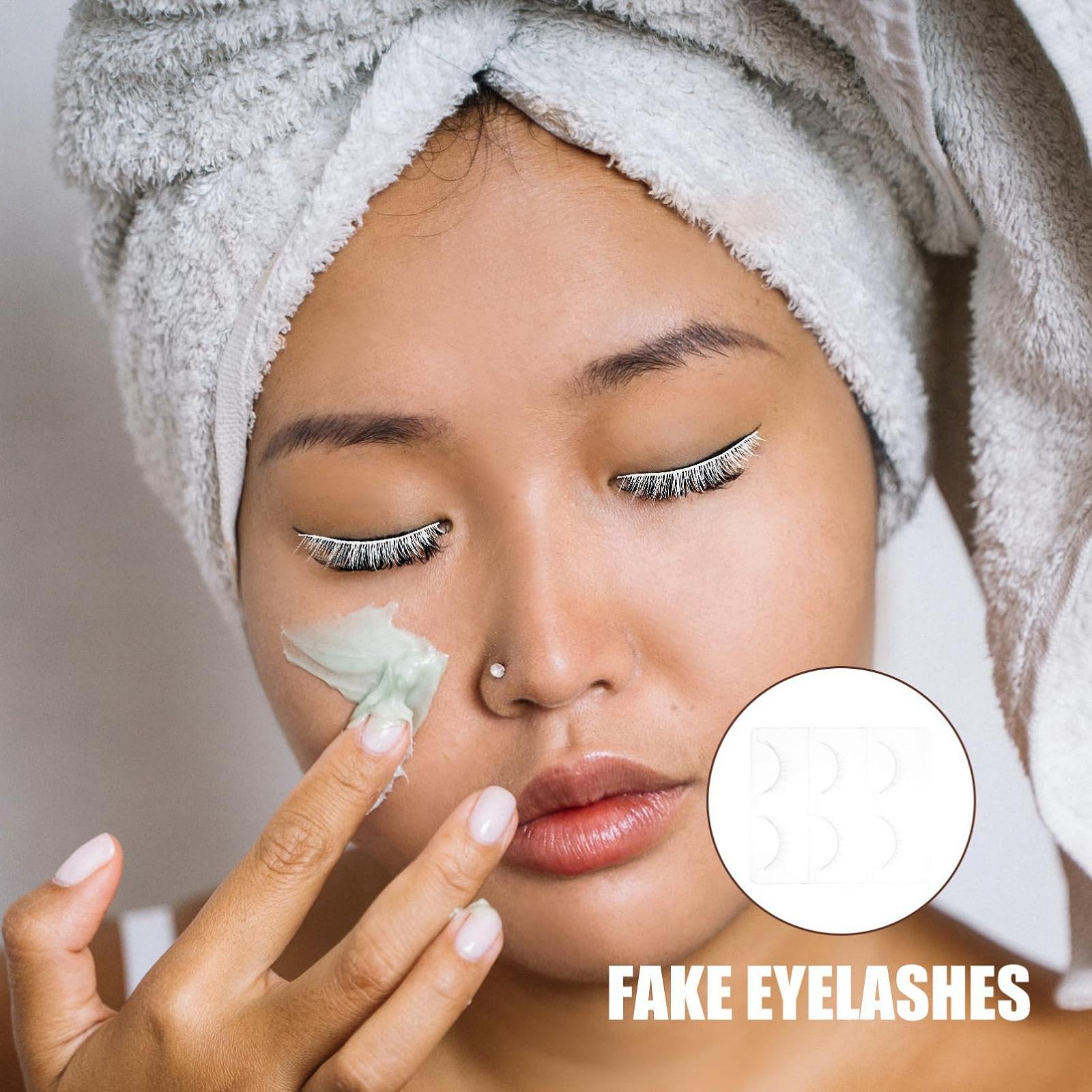 Накладные ресницы FRCOLOR из химического волокна, белые, 3 пары, фото №6