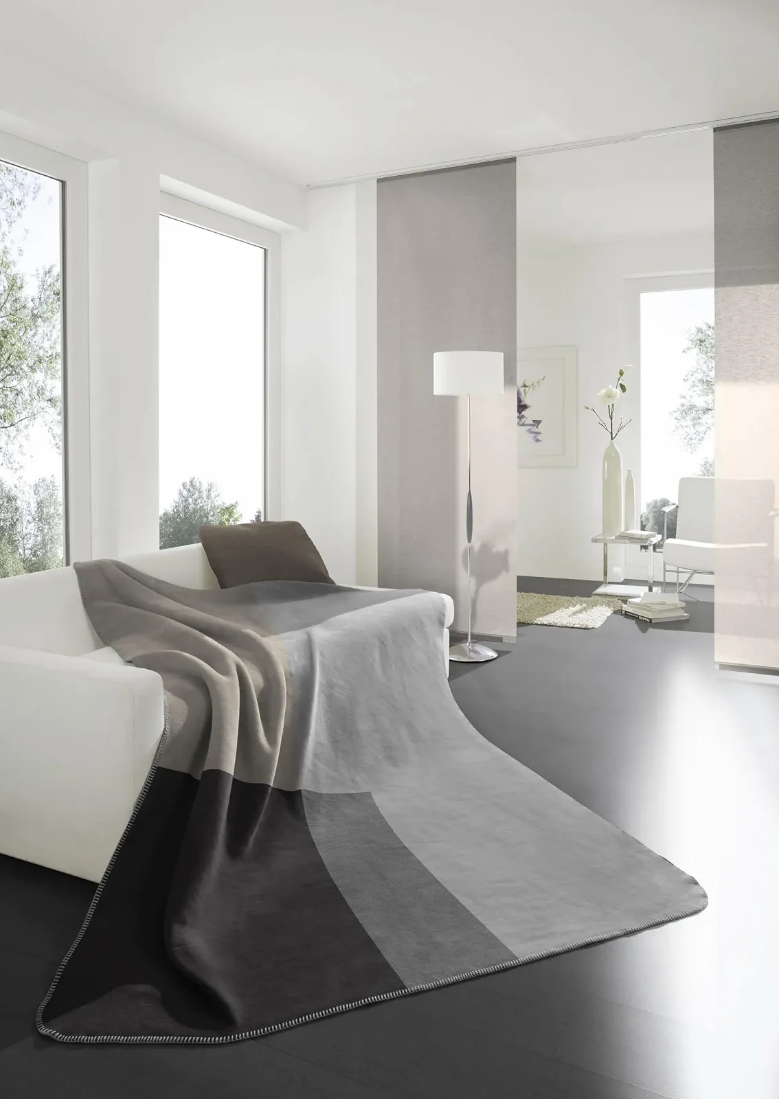 Покривало Biederlack Квадратне (BL 150 x 200 см) Коричневе, фото №1