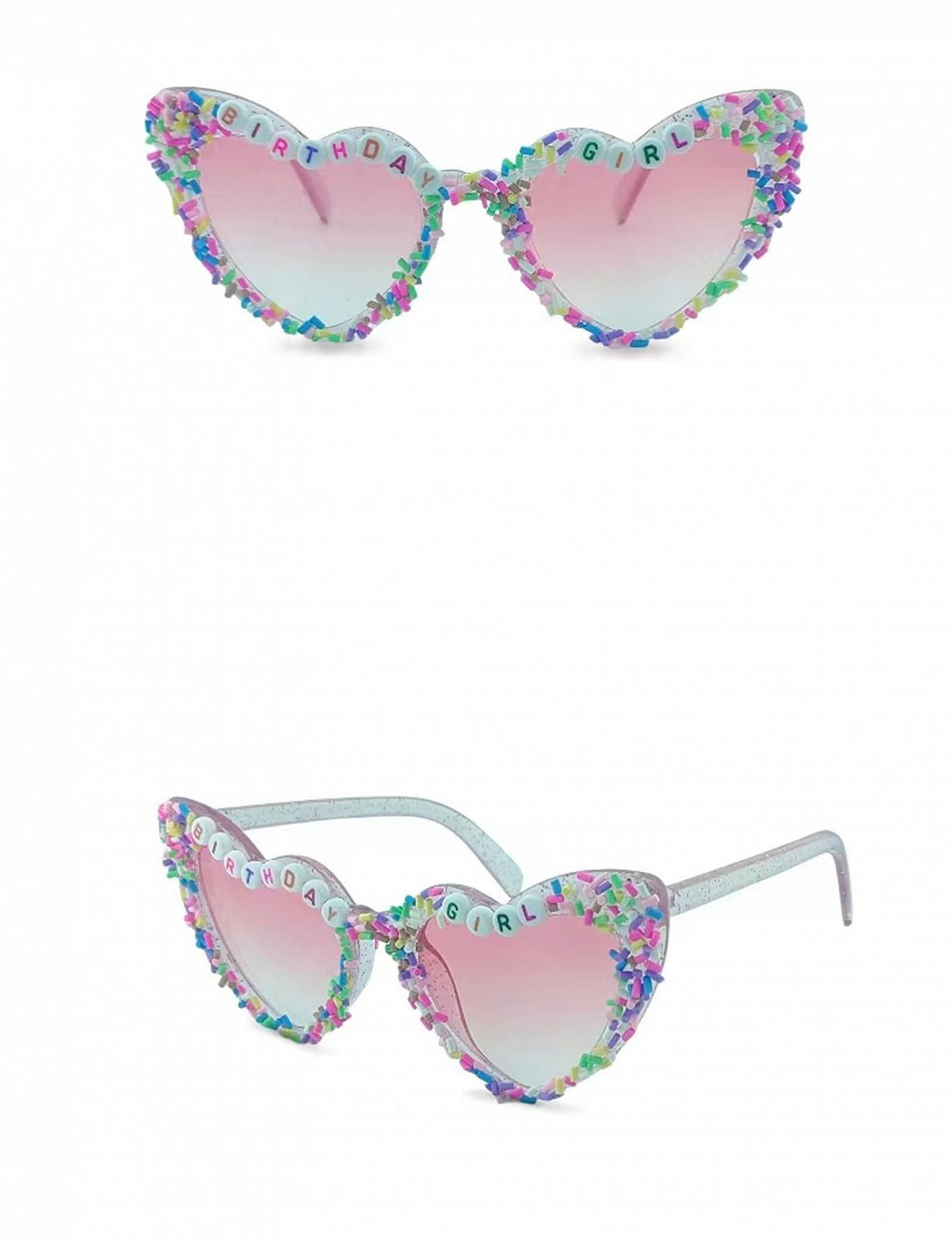 Сонцезахисні окуляри Серце YAMEIZE Модні 90-ті, фото №3