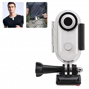 Екшн-камера Bewinner 4K HD Small Body 8MP Pet Collar Wireless Portable Action Waterproof Helmet Vlogging (біла) - Фото 1