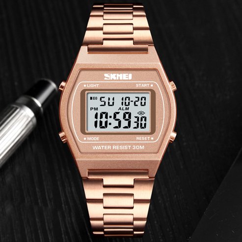Годинник Skmei 1328RGWT Rose Gold-White, фото №3