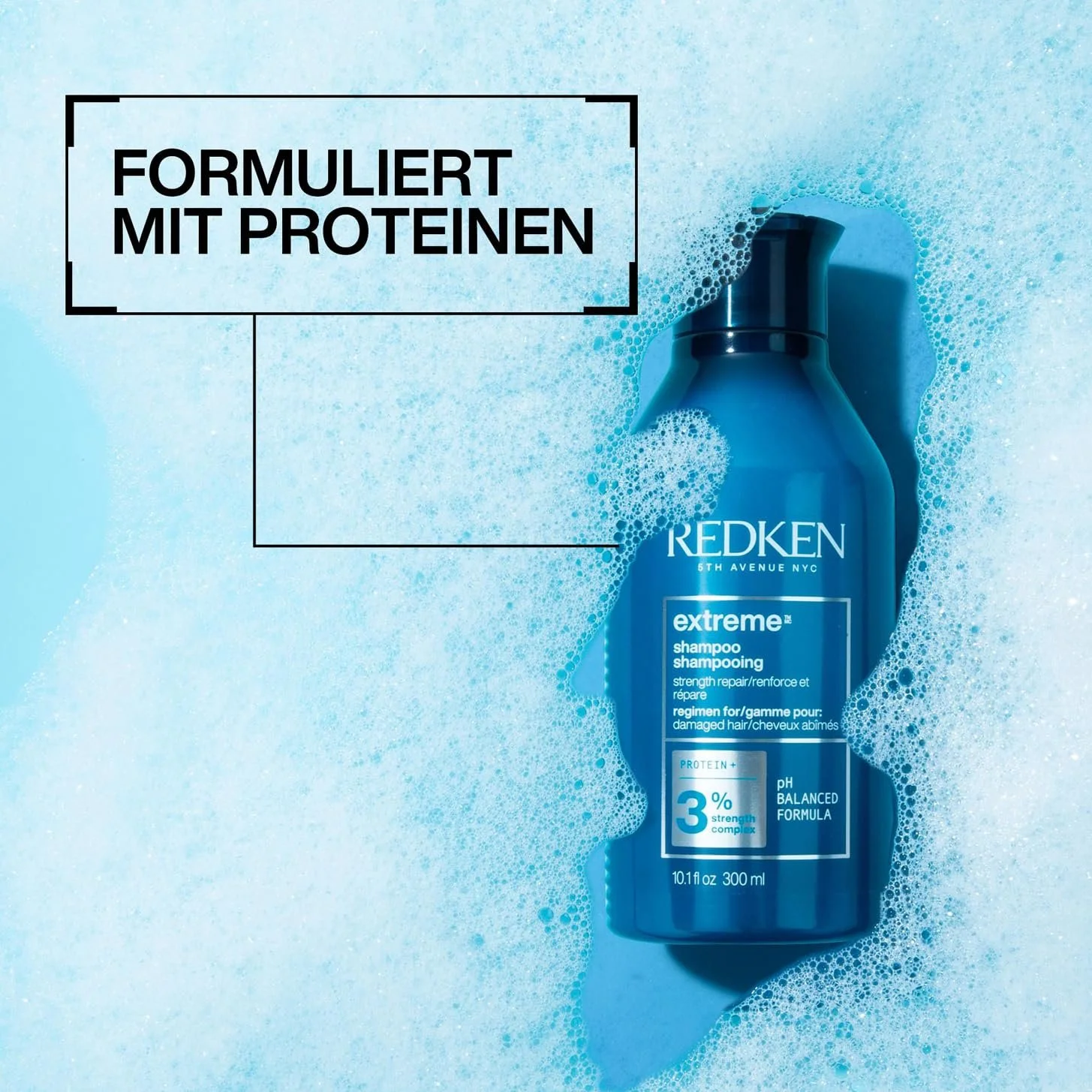 Шампунь Redken Extreme для ламкого та пошкодженого волосся з соєвими протеїнами, керамідами, Sepicap та аргініном, фото №4 Шампунь Redken Extreme для ламкого та пошкодженого волосся з соєвими протеїнами, керамідами, Sepicap та аргініном, фото №4