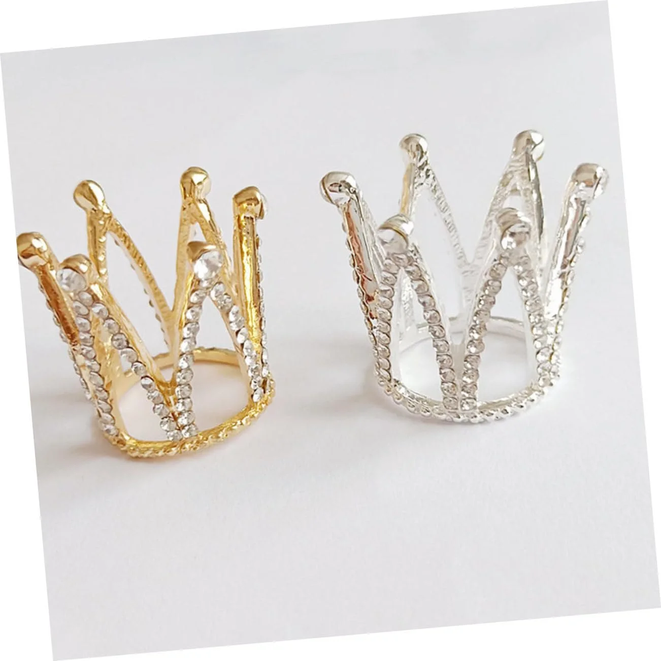 Подставка для кистей FRCOLOR, 10 шт., хрустальная, для акриловых ногтей, для лака, для украшения ногтей, для страз, для украшения тортов, винтажная, из хрустального сплава, фото №2