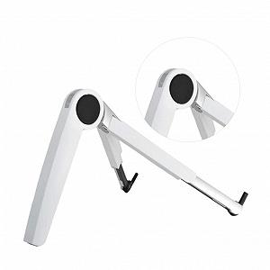 Подставка для ноутбука BESPORTBLE Треугольная складная с регулируемой высотой Портативная охлаждающая подставка для планшета Ноутбука для офиса путешествий из алюминиевого сплава - Фото 1