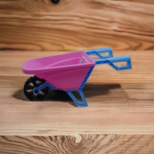 Детская тачка пластиковая 58 см розовая [tsi236829-TSI], фото №2