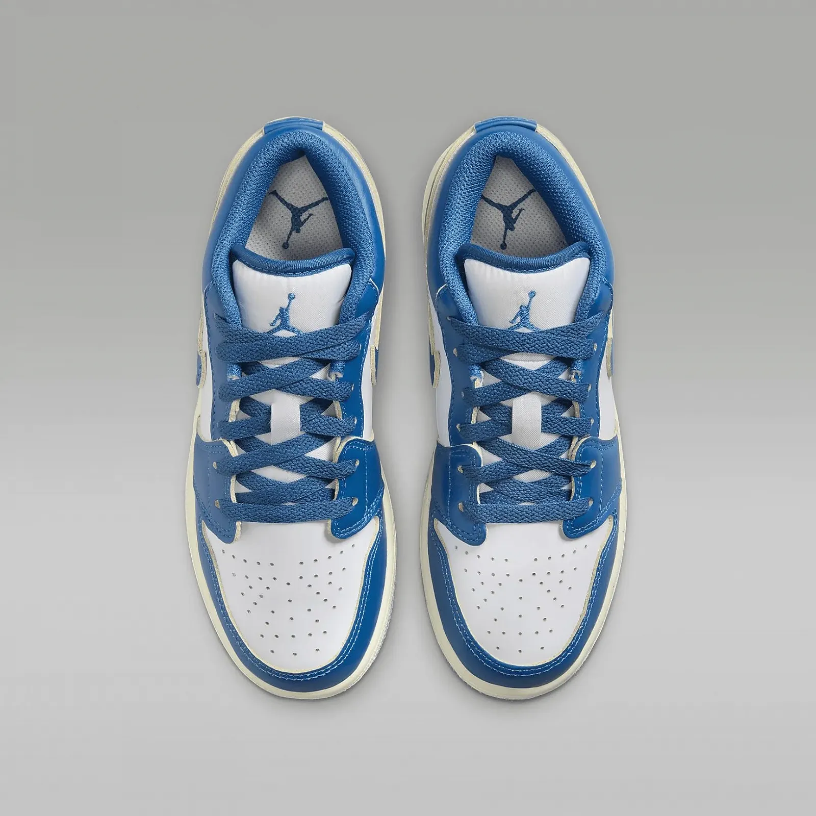 Кроссовки Jordan 1 Low SE White/Industrial Blue, фото №4