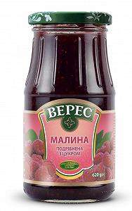 Малина Верес подрібнена з цукром 620 г Малина Верес подрібнена з цукром 620 г