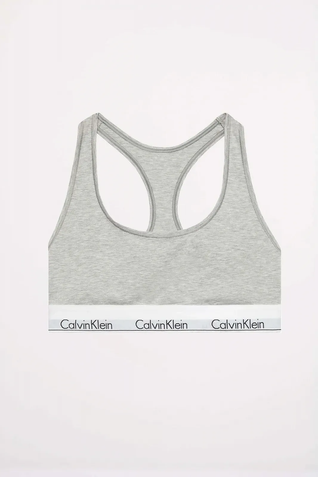 Бюстгальтер-бралетт Calvin Klein без підкладки з поясом з логотипом, фото №6
