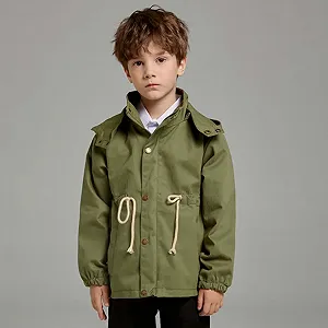 Дитячий тренч для хлопчиків Довгий synthetic.ua - Фото 1