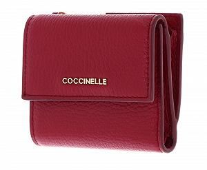 Кошелек Coccinelle Metallic Soft Кожа Grained Sangria, Sangria - Фото 1