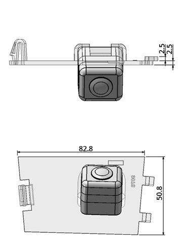 Штатная автомобильная камера JEEP Compass 2011-2014, Patriot Grand Cherokee, фото №3