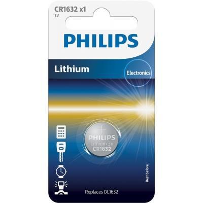 Батарейка PHILIPS CR1632 Lithium 1 (CR1632/00B), фото №1 Батарейка PHILIPS CR1632 Lithium 1 (CR1632/00B), фото №1