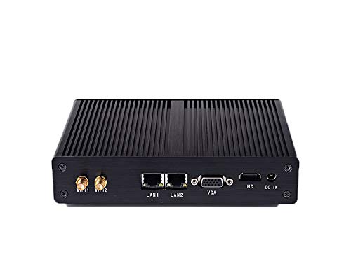 Міні ПК Celeron J1900 Quad Core 2.4GHz Fanless 4G RAM 60G SSD USB 3.0 HDMI VGA Dual NIC 2*Lan 2 Serial Port Wifi Aluminium Shell HD 1080P, фото №4