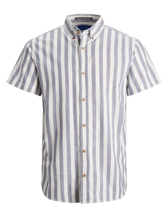 Рубашка Jack&Jones SS 12187609 Ensign Blue L, фото №1