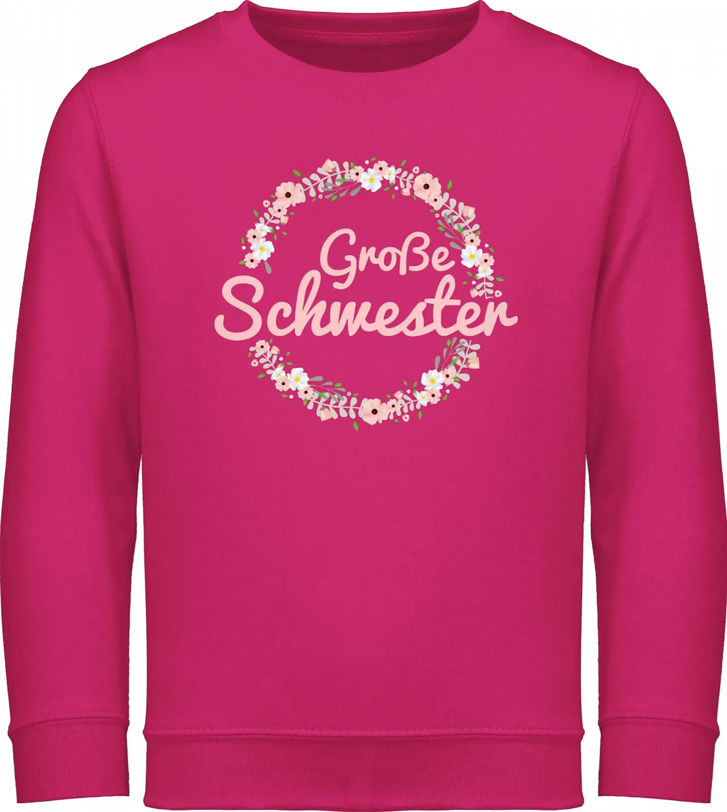 Світшот Shirtracer Дитячий Світшот і дівчаток Big Sister Рожевий, фото №1