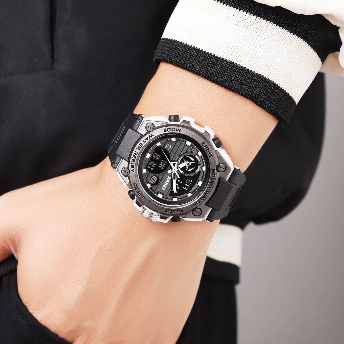 Годинник Skmei 2360BKSI Black-Silver, фото №4