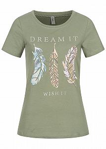 Футболка ONLKITA LIFE FEATHER  CS JRS 15248950-Shadow ONLY Фісташковий XS - Фото 1