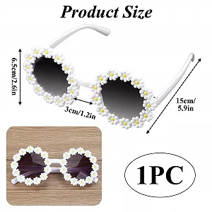 Круглі Сонцезахисні Окуляри Daisy Класичні, Жіночі, Захист UV400 synthetic.ua - Фото 1