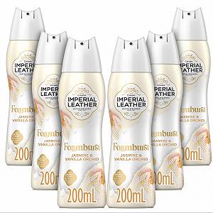 Гель для душу Imperial Leather Foamburst зволожуючий з ароматом жасмину та ванільної орхідеї 6 пляшок по 200 мл - Фото 1