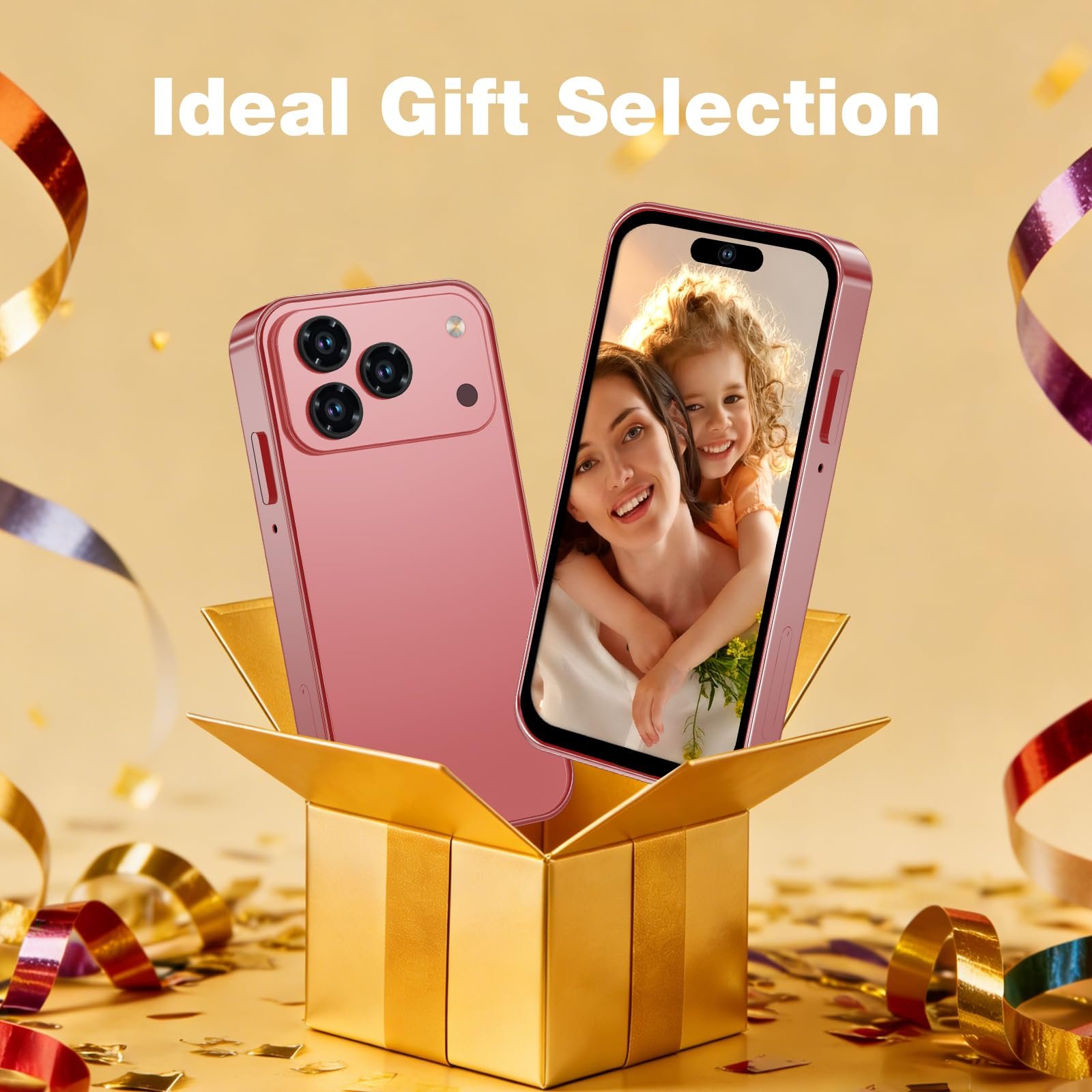 Смартфон Android 14 4.0 дюйма 3GB+32GB Pink, фото №9