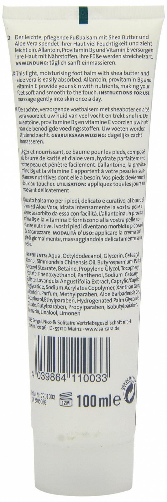 Бальзам для ніг Saicara 100 мл, фото №2