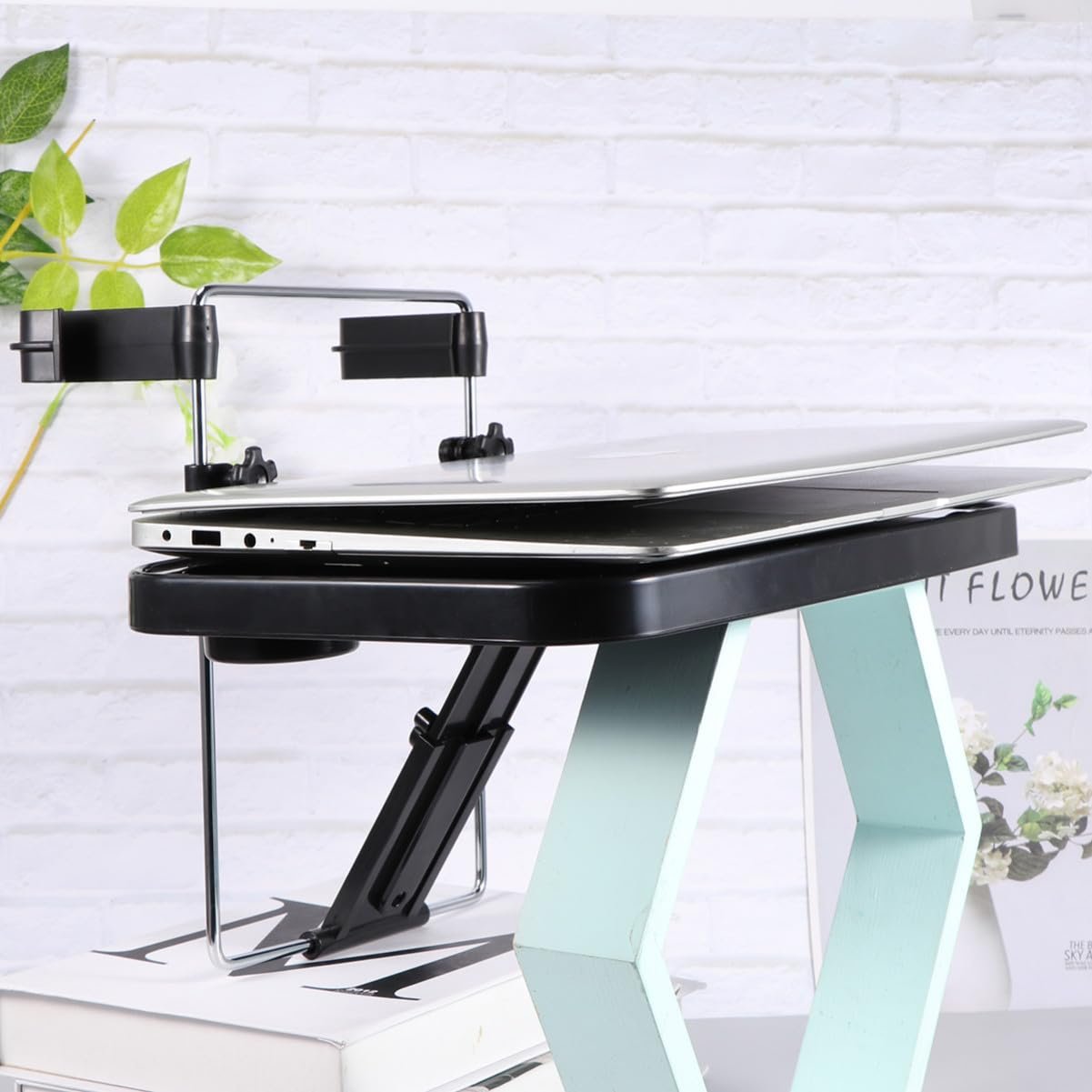 Столик на кермо Foldable з тримачем для напоїв Регульований багатофункціональний портативний, фото №2