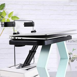 Столик на руль Foldable с держателем для напитков Регулируемый многофункциональный портативный столик для ноутбука на заднее сиденье для еды Работы и хранения Совместим с большинством synthetic.ua - Фото 1