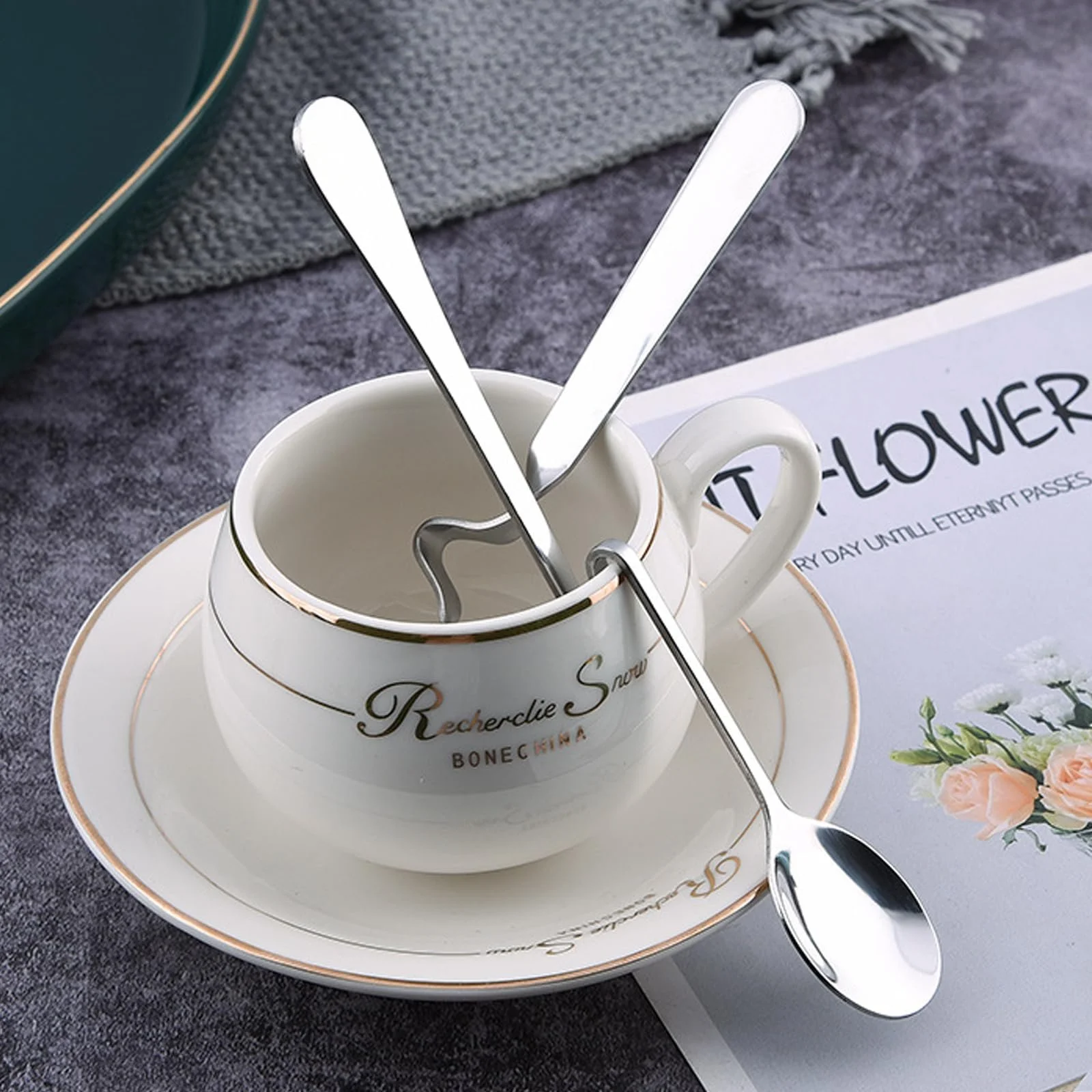 Ложка для меду з нержавіючої сталі, фото №6