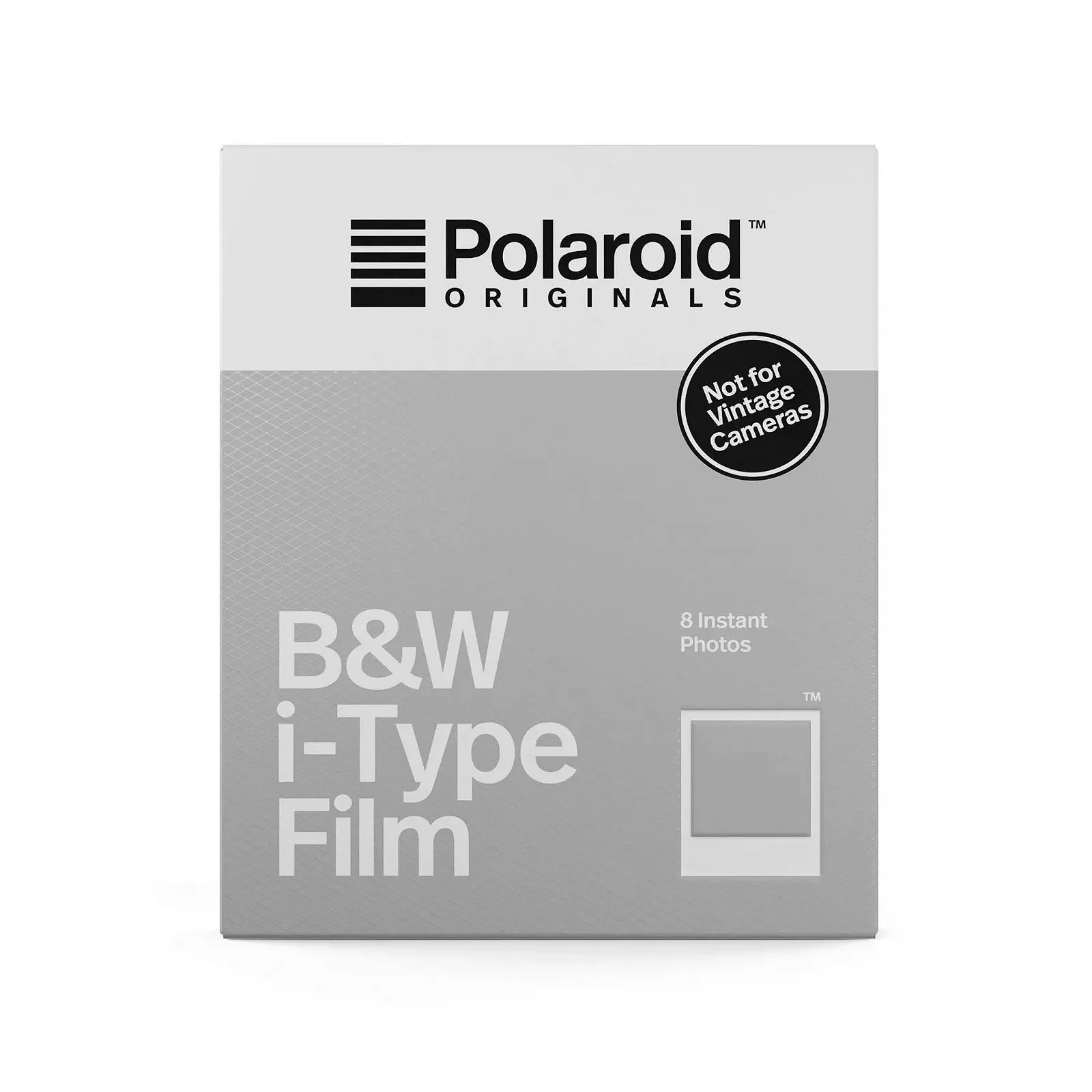 Фотопленка мгновенной печати Polaroid Originals Black & White Film для I-TYPE White (4669), фото №1