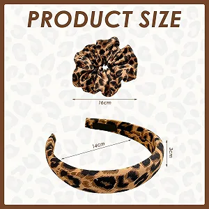 Обруч для волосся Леопардовий принт для жінок, 1шт synthetic.ua - Фото 1