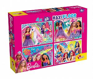 Пазл Lisciani Barbie Maxifloor 4 x 48 деталей 192 детали 35 x 25 см от 4 лет - Фото 1