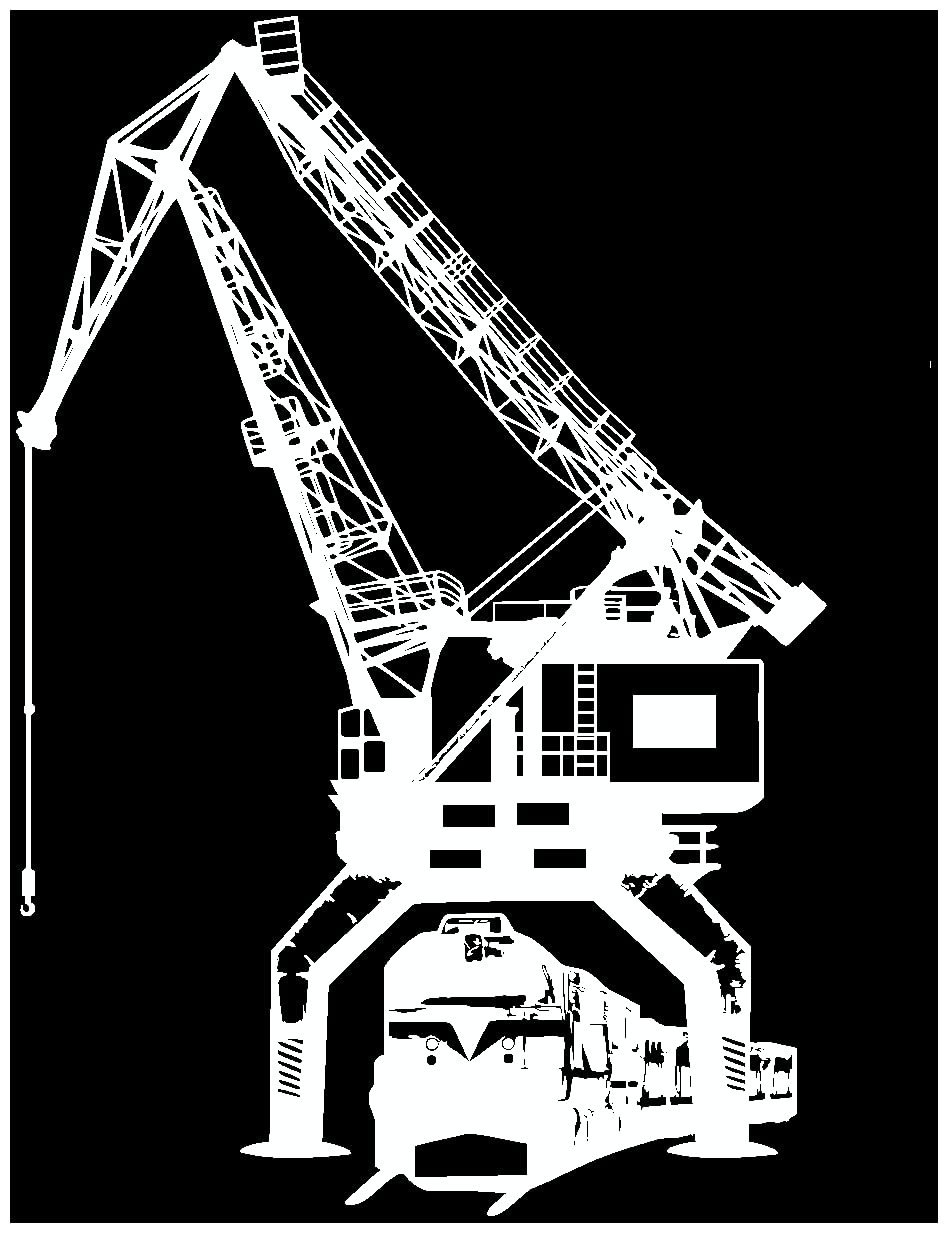 Наклейка на стіну Harbour Crane Goods Train, фото №1