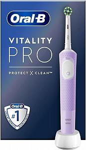 Електрична зубна щітка Oral-B Vitality Pro Фіолетова та Vitality Pro Чорна - Фото 1