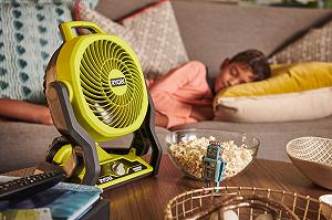 Вентилятор Ryobi ONE+ RF18-0 акумуляторний 18V, компактний, портативний, головка 19 см synthetic.ua - Фото 1