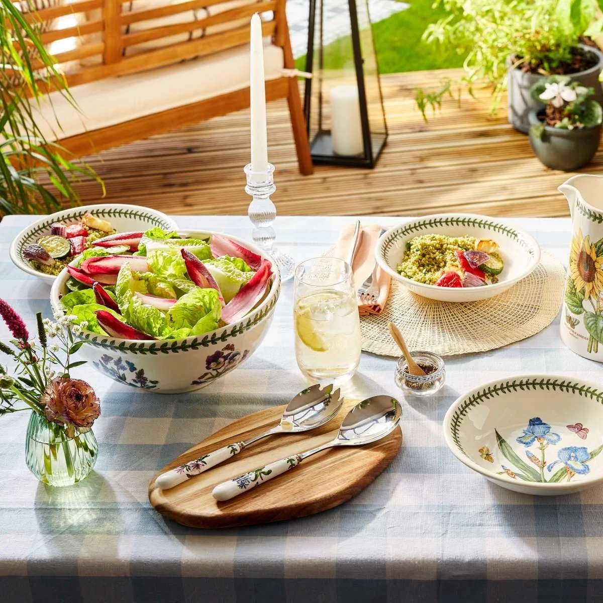 Ложка для сервірування Botanic Garden, порцелянова, багатокольорова, фото №3