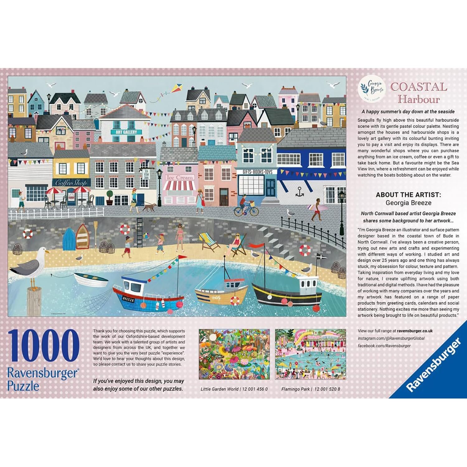 Пазл Ravensburger Coastal Harbour 1000 деталей 70 x 50 см, фото №4