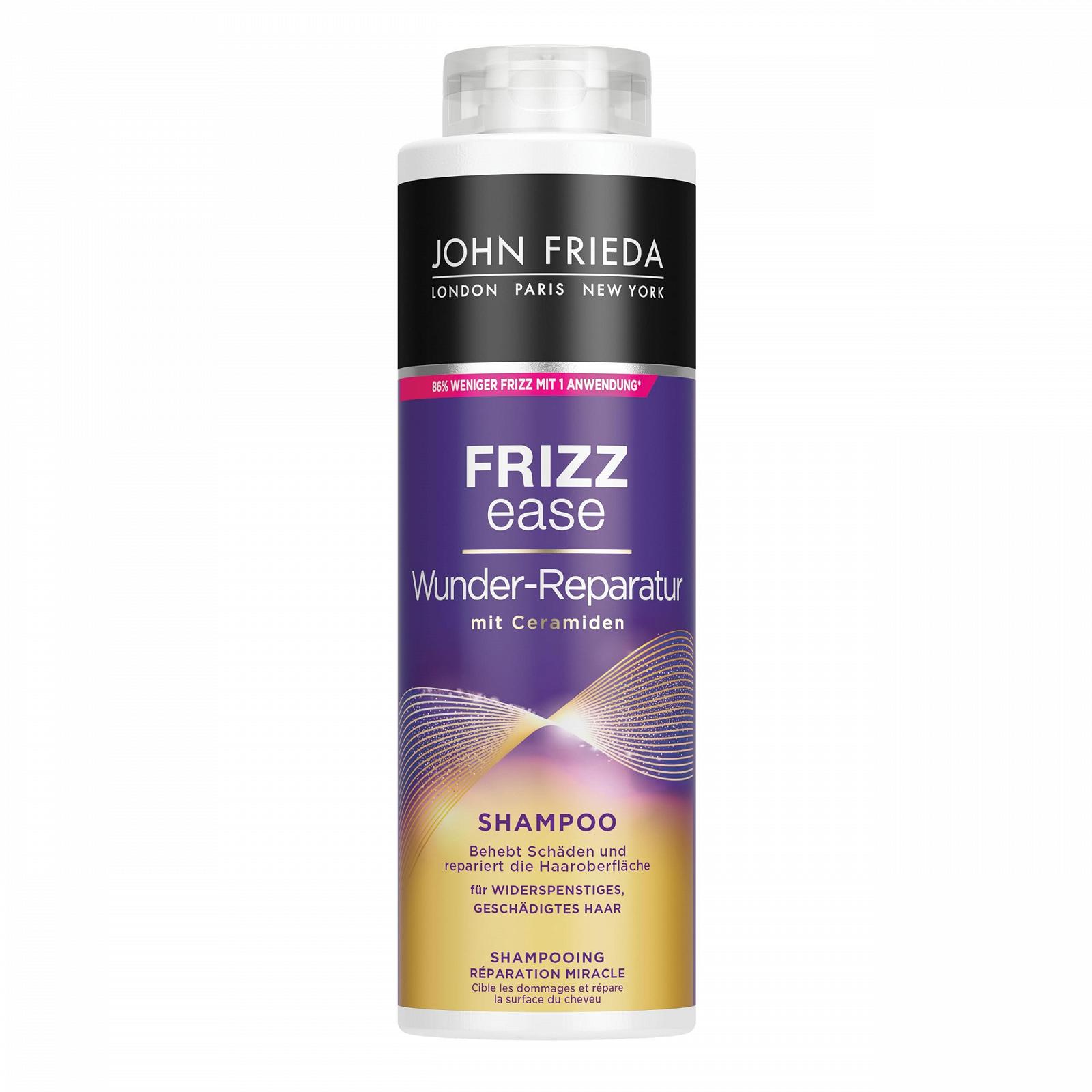 Шампунь John Frieda Frizz Ease Miracle Repair для поврежденных, непослушных и сухих волос 500 мл, фото №1 Шампунь John Frieda Frizz Ease Miracle Repair для поврежденных, непослушных и сухих волос 500 мл, фото №1