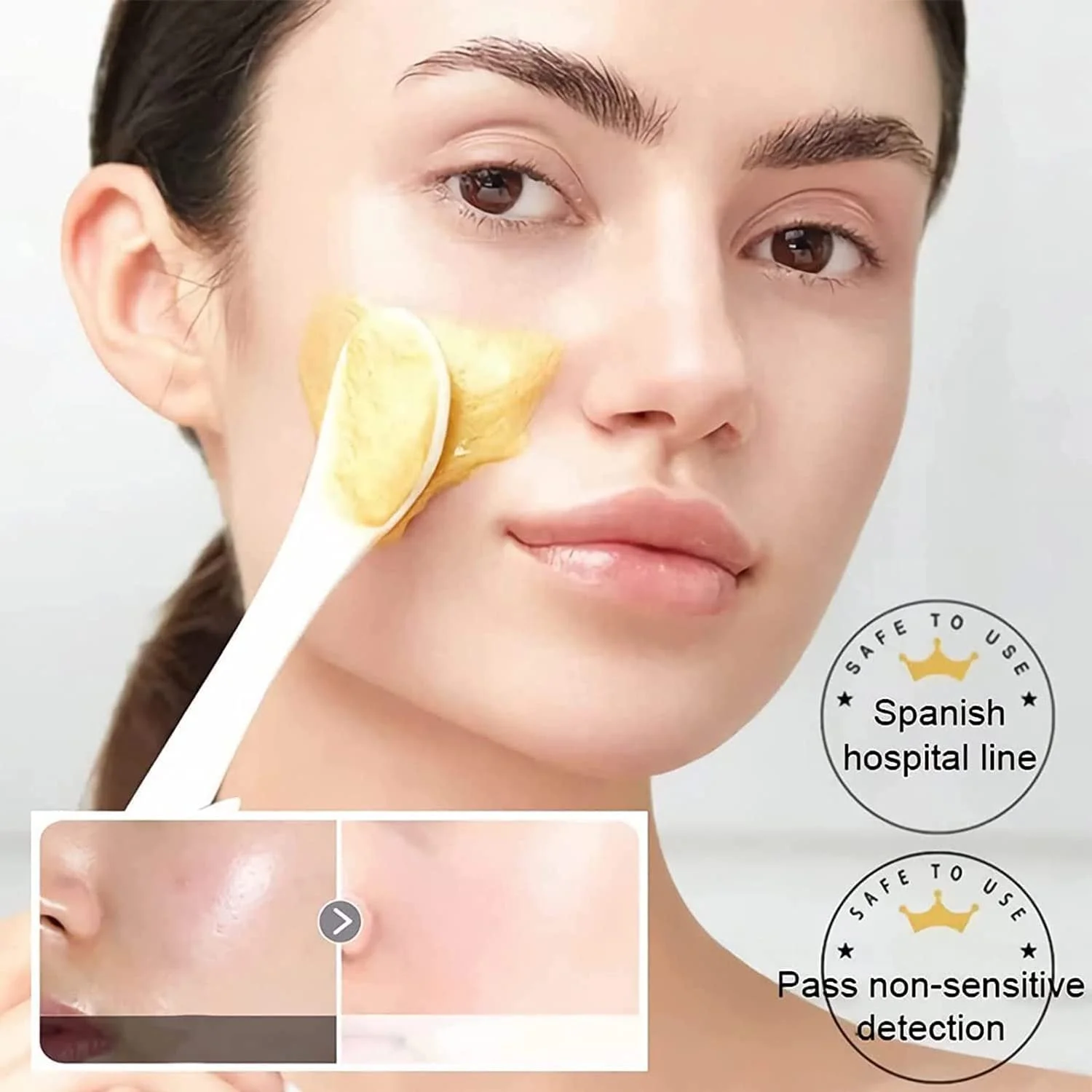 Маска для обличчя Huasurv Gold з ретинолом та зміїною отрутою, золота, антивікова (3 шт.), фото №3 Маска для обличчя Huasurv Gold з ретинолом та зміїною отрутою, золота, антивікова (3 шт.), фото №3