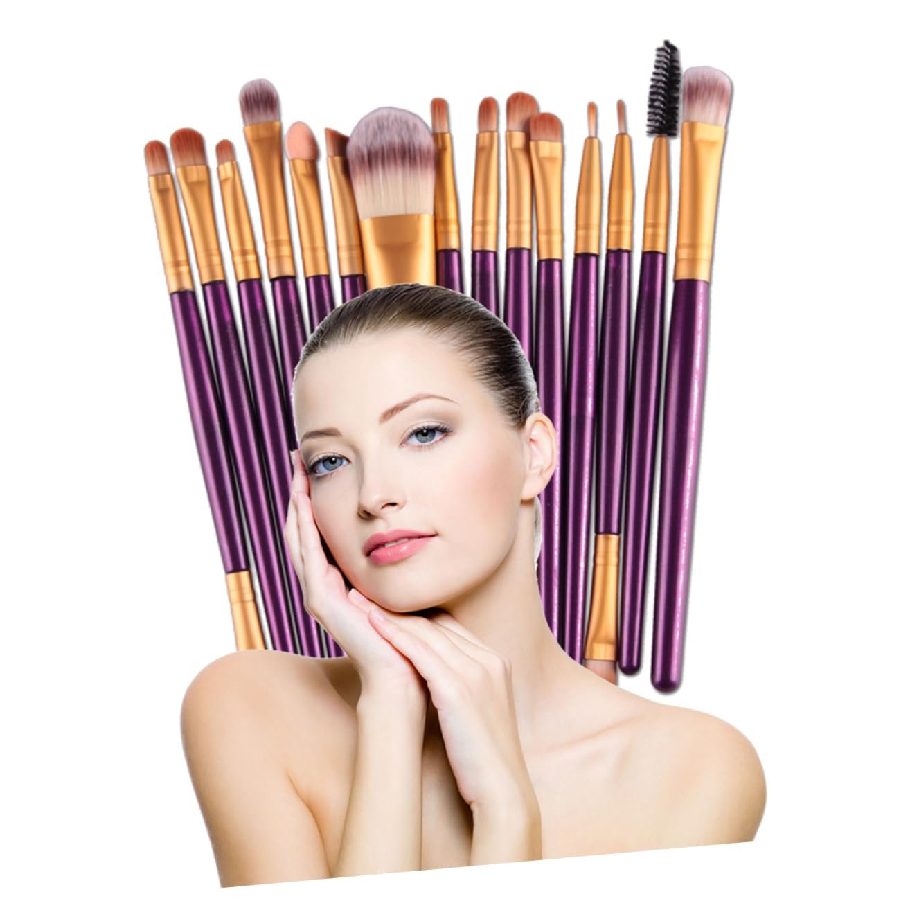 Кисти Angoily Professioneller Make-up-Pinsel 30 шт для макияжа портативный набор косметические кисти, фото №7
