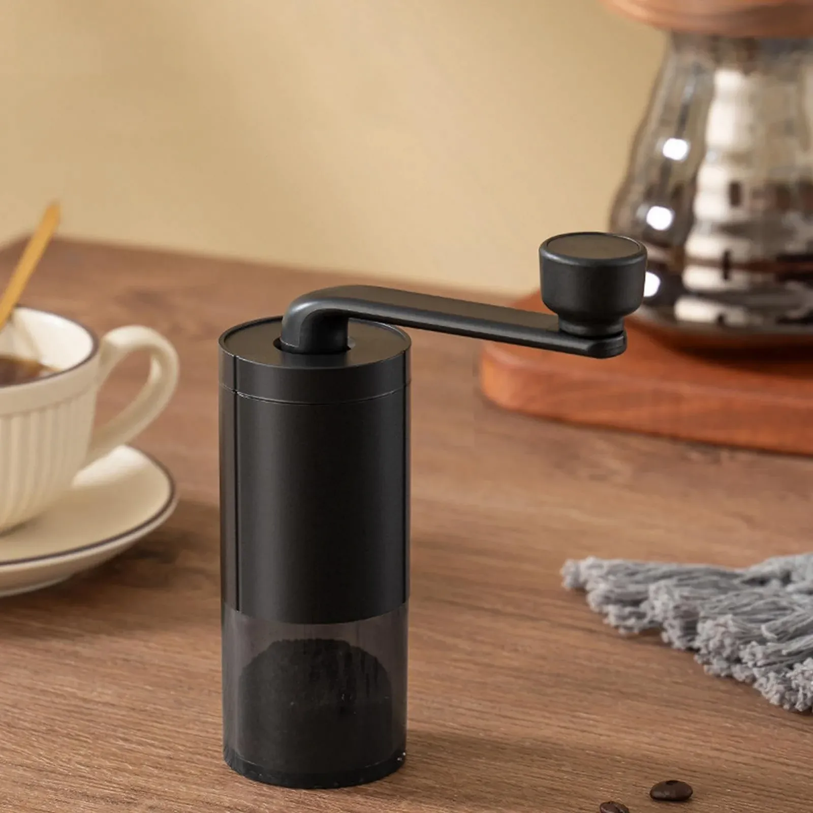 Ручная кофемолка Electric Burr Портативная Тихая ручная, фото №5